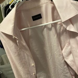 Blue Eton and pink Zegna shirts